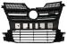 Grilă centrală VW Golf 5 2003-2007 R32 Design aspect aluminiu brushed