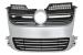 Grilă centrală VW Golf 5 2003-2007 R32 Design aspect aluminiu brushed