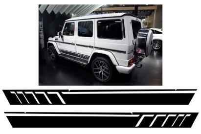 Stickere Laterale Negru Mat Mercedes G-Class W463 (1989-2017)