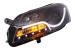 Faruri LED DRL negre pentru VW Passat B7 Sedan/Variant 2010-2014