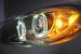 Faruri Angel Eyes BMW Seria 3 E90 Sedan E91 Touring (03.2005-2011) Negru