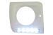 Carcasa faruri alba cu LED DRL pentru Mercedes G-Class W463 1989-2012
