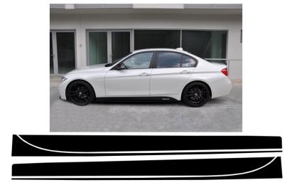 Stickere laterale negre mate BMW Seria 3 F30/F31 M Performance
