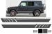 Stickere laterale Mercedes G-Class W463 1989-2017 gri inchis