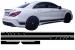 Stickere laterale negru mat pentru Mercedes CLA W117 X117 si A-Class W176