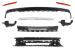 Difuzor bară spate Mercedes Clasa S W222 Sport Line 2013-2017, S63 Design