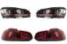 Faruri LED pentru VW Golf 6 (2008-2013) cu stopuri R20 Red Strip