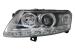 Faruri LED DRL Xenon compatibile Audi A6 C6 4F 2004-2008, fara AFS, Chrome