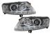 Faruri LED DRL Xenon compatibile Audi A6 C6 4F 2004-2008, fara AFS, Chrome