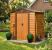 Magazie metalică de grădină Strend Pro maro 193x152x203 cm