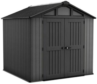 Domček Keter STRONGHOLD 8X8, sivý, záhradný, 254x228,6x220 cm