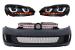 Bara fata VW Golf 6 GTI Look cu faruri LED U Design si semnal dinamic