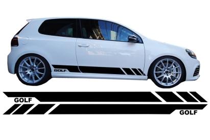 Stickere Laterale Negru VW Golf 5 6 7 V VI VII (2003+)