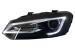 Faruri LED pentru VW Polo 6R/6C 2009-2017, Devil Eye Look