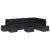 Set de canapele pentru grădină cu pernă 9 pcs Negru poliratan GartenMobel Dekor