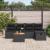 Set de canapele pentru grădină cu pernă 6 pcs Negru poliratan GartenMobel Dekor