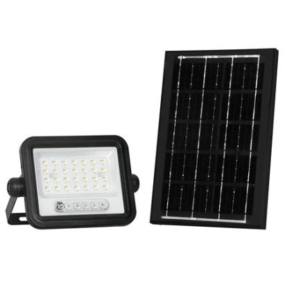 Reflector solar LED 50W, 700 lm, 7in1, IP65, negru, V-TAC
