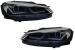 Faruri LED Osram pentru VW Golf 6 VI 2008-2012, crom, semnal dinamic
