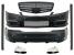 Pachet exterior complet Mercedes S-Class W221 cu grilă negru lucios și ornamente crom