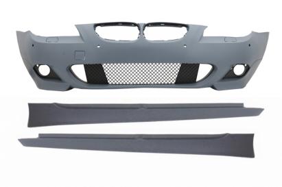 Bara Fata fara Proiectoare Ceata cu Praguri Laterale BMW Seria 5 E60 E61 LCI (2007-2010) M-Technik Design
