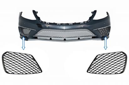 Grile Laterale Mercedes S-Class W222 (2013-2017) S63 Design Negru Lucios