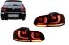 Stopuri FULL LED VW Golf 6 VI (2008-2013) R20 Design Semnal Secvential Dinamic