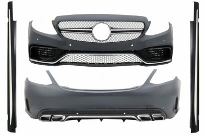 Pachet exterior complet Mercedes C-Class W205 Sedan 2014-2018, design C63