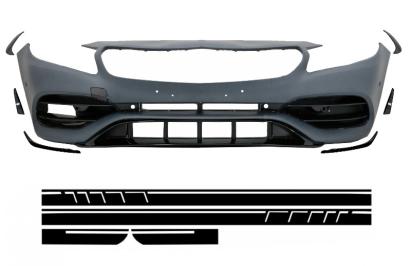 Bara fata Mercedes A-Class W176 2012-2018 A45 Design cu stickere negru mat