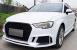 Bara Fata Audi A3 8V Facelift Sedan Cabrio (2016-2019) RS3 Design Negru Lucios