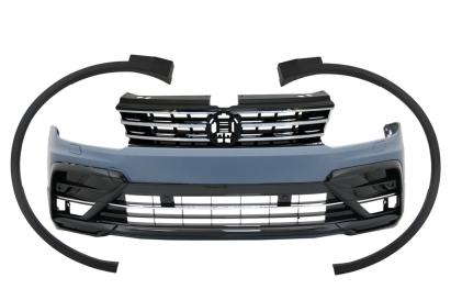 Bara fata VW Tiguan II AD/BW 2016-2019, design R-Line, cu grile incluse