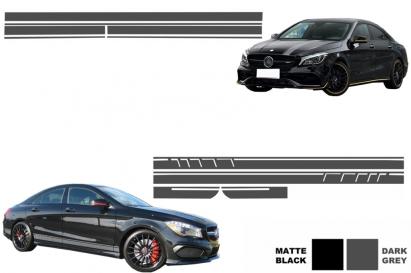 Set stickere gri inchis Mercedes CLA W117 C117 X117 si W176 A45 Design