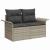 Set de canapele pentru grădină 5 pcs Gri deschis Rattan poli GartenMobel Dekor