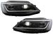 Faruri LED DRL pentru VW Jetta Mk6 VI 2011-2017, semnal dinamic Matrix