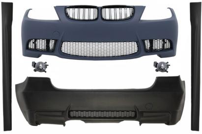 Pachet exterior M3 BMW Seria 3 E90 E91 cu proiectoare ceata, fara PDC