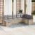 Set de canapele pentru grădină cu pernă 8 pcs Bej Rattan poli GartenMobel Dekor