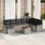 Set de canapele pentru grădină 9 pcs Gri deschis Rattan poli GartenMobel Dekor