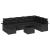 Set de canapele pentru grădină cu pernă 9 pcs Negru Rattan poli GartenMobel Dekor