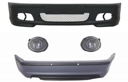 Body kit M-technik BMW Seria 3 E46 Sedan 1998-2004 cu PDC si proiectoare