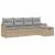 Set de canapele pentru grădină cu pernă 5 pcs Bej Rattan poli GartenMobel Dekor