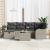 Set de canapele pentru grădină 7 pcs Gri deschis Rattan poli GartenMobel Dekor
