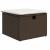 Set de canapele pentru grădină cu pernă 6 pcs Maro Rattan poli GartenMobel Dekor