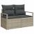 Set de canapele pentru grădină 6 pcs Gri deschis Rattan poli GartenMobel Dekor