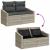 Set de canapea cu pernă 6 pcs poliratan GartenMobel Dekor