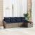 Set de canapea cu pernă 5 pcs poliratan GartenMobel Dekor