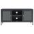 Dulap TV, antracit, 105x35x52 cm, oțel și sticlă GartenMobel Dekor