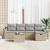 Set de canapea cu pernă 5 pcs poliratan GartenMobel Dekor