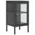 Servantă, antracit, 38x35x70 cm, oțel și sticlă GartenMobel Dekor