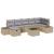 Set de canapea cu pernă 7 pcs poliratan GartenMobel Dekor