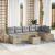Set de canapea cu pernă 7 pcs poliratan GartenMobel Dekor