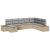 Set de canapele pentru grădină 8 pcs Bej 55 x 62 x 69 cm GartenMobel Dekor